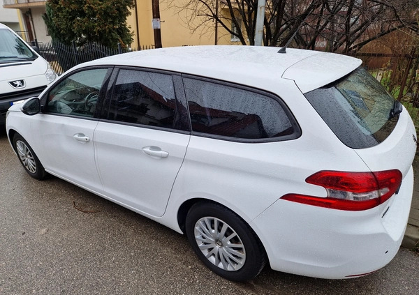 Peugeot 308 cena 32500 przebieg: 214375, rok produkcji 2017 z Kraków małe 92